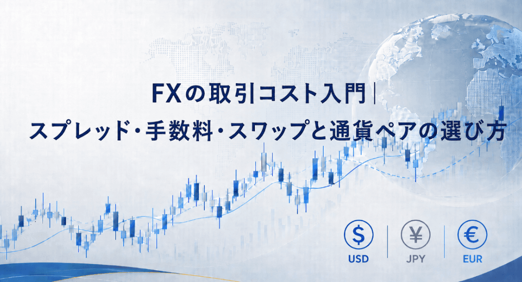 FXの取引コスト入門|スプレッド・手数料・スワップと通貨ペアの選び方